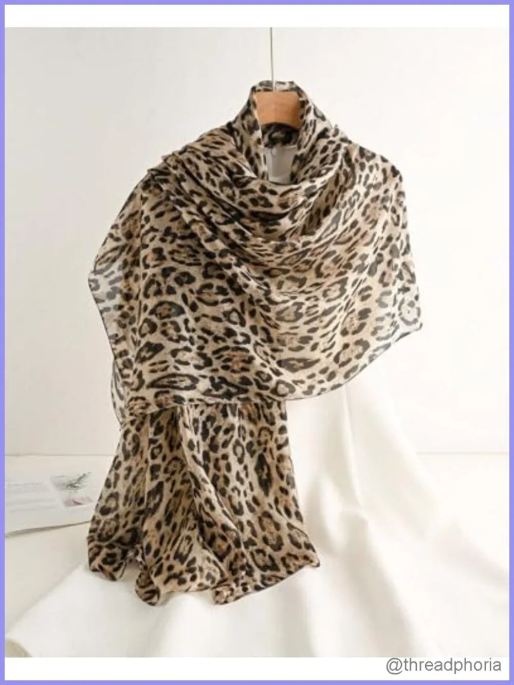 100% Mulberry Silk Scarf Women 69x43 Lightweight Large Floral Shawl Wrap
